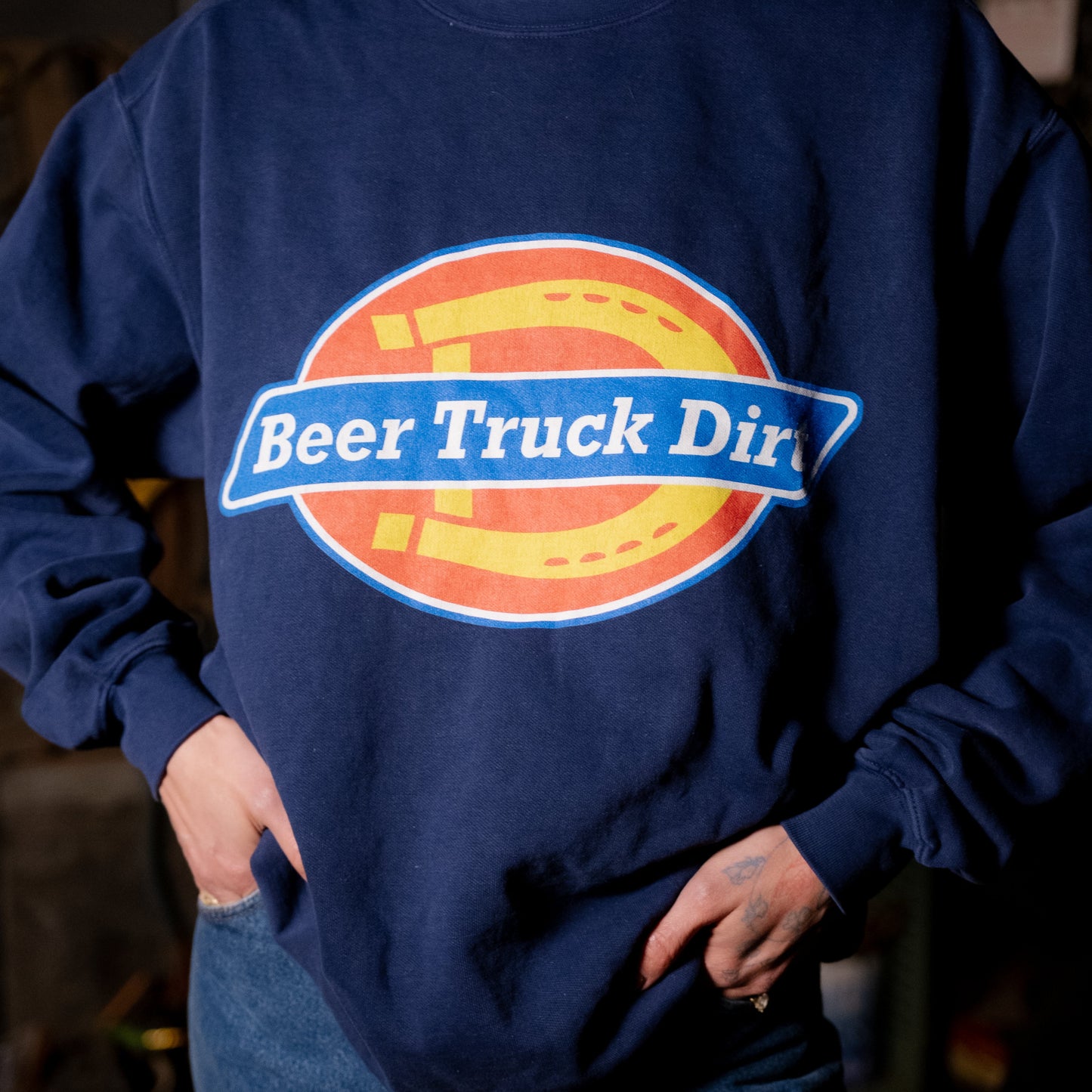 "Beer Truck Dirt" Workwear Sweatshirt
