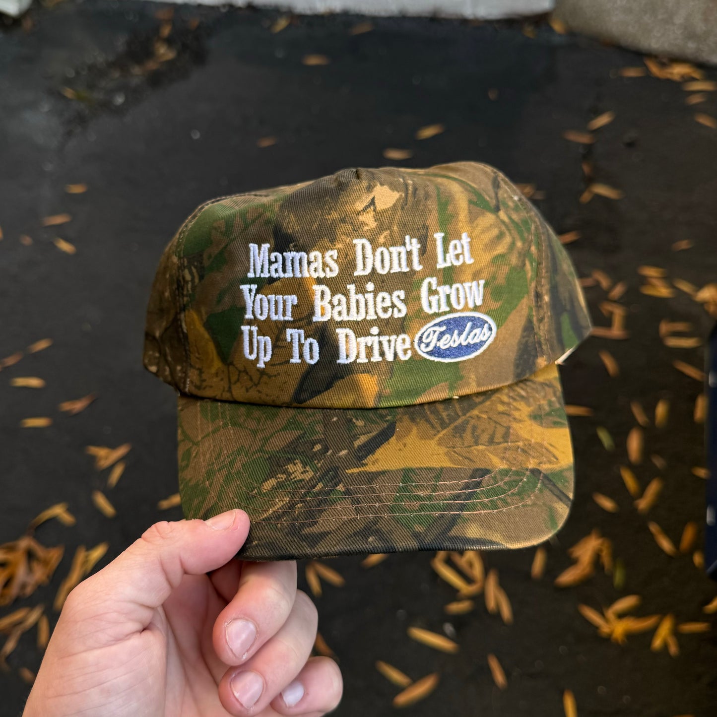 "Teslas" Camo Hat