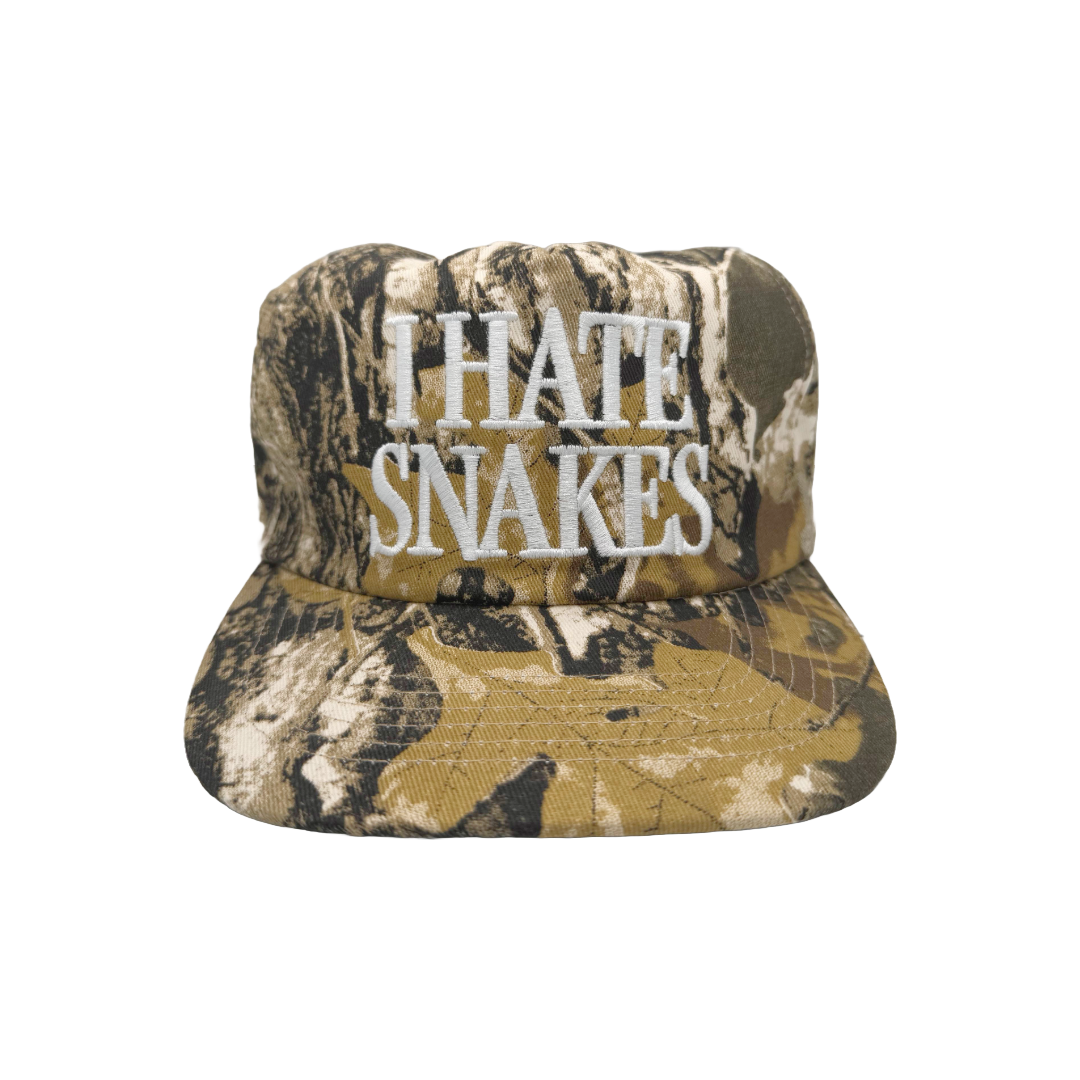 "I Hate Snakes" Camo Hat